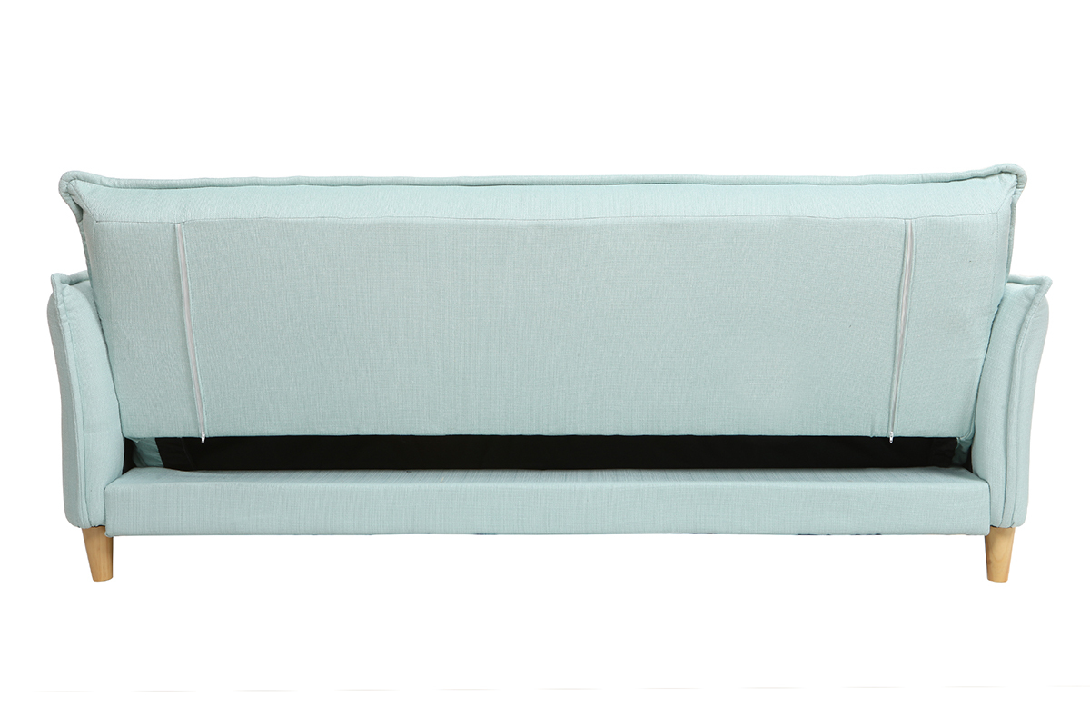 Canap� scandinave convertible tissu menthe � l'eau WEEKEND