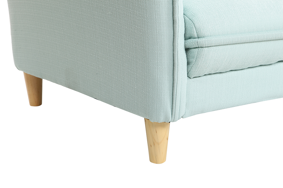 Canap� scandinave convertible tissu menthe � l'eau WEEKEND
