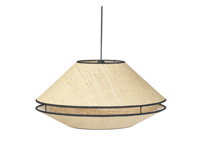 Suspension en rabane naturelle D50 cm KOYA